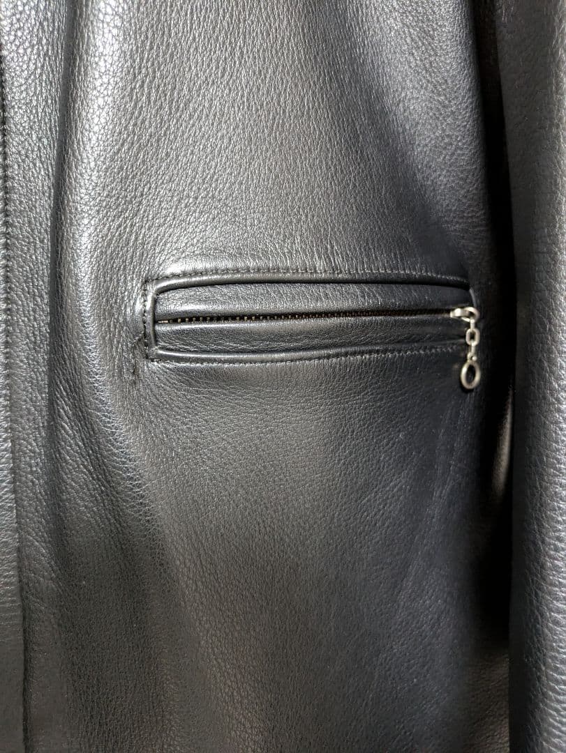 本革　シングルライダース　サイズXL