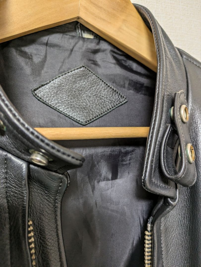 本革　シングルライダース　サイズXL