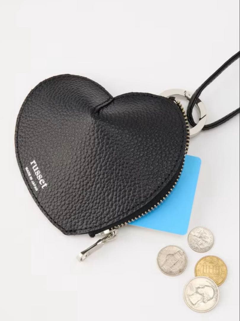 russet ラシット ハートチャーム ポーチ