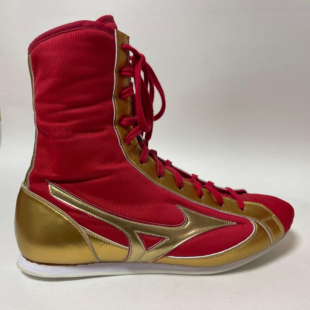 ボクシングシューズ ミズノ 27.5センチ 赤 レッド