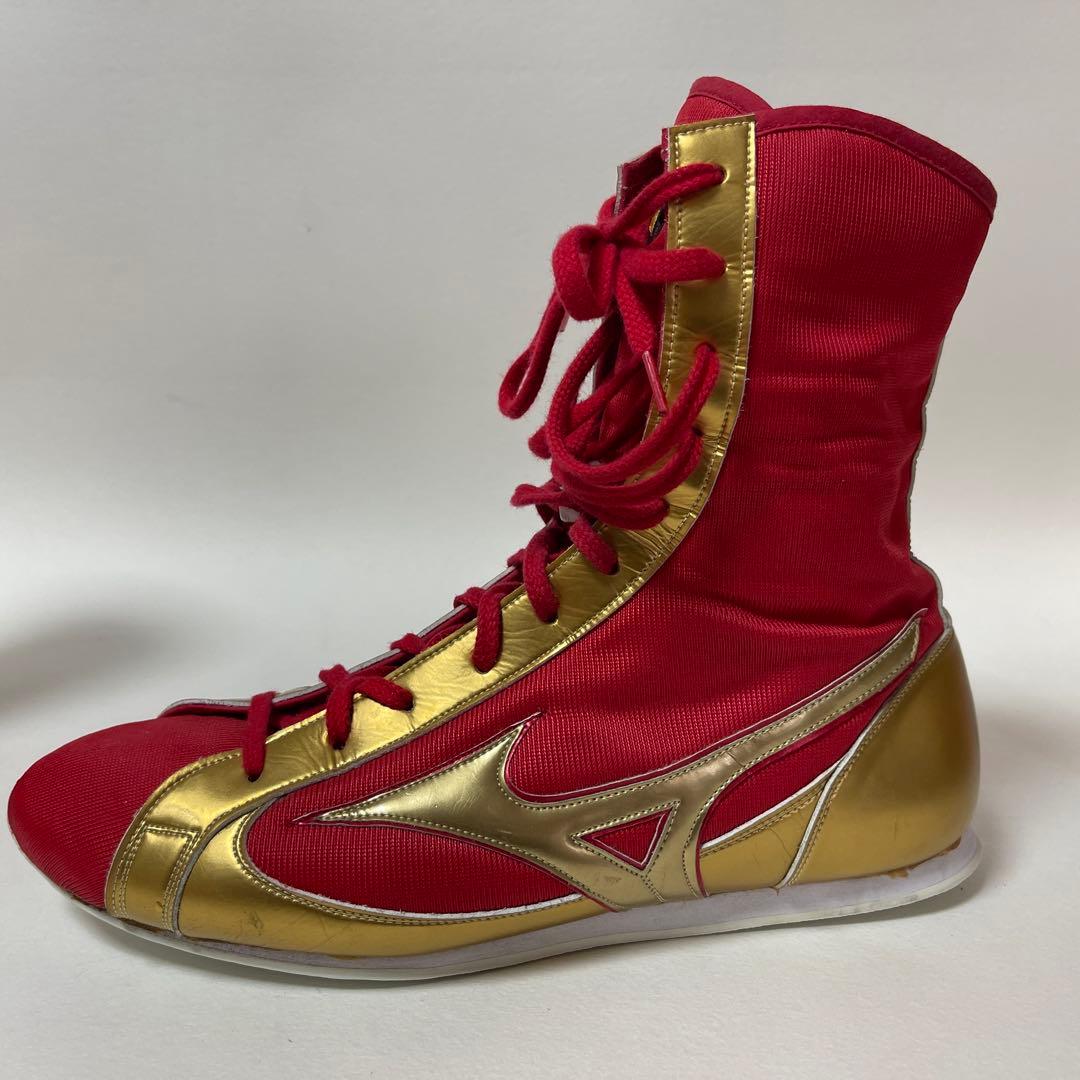 ボクシングシューズ ミズノ 27.5センチ 赤 レッド