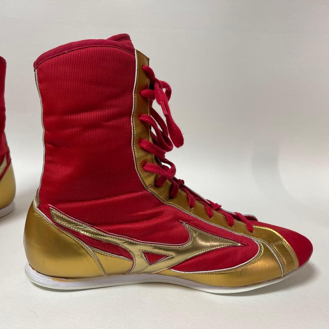 ボクシングシューズ ミズノ 27.5センチ 赤 レッド