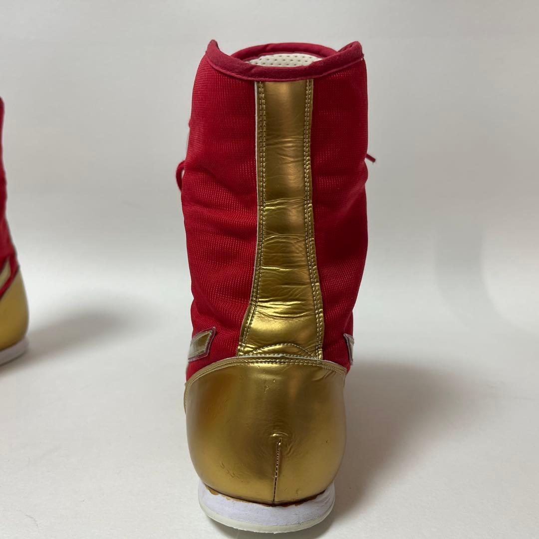 ボクシングシューズ ミズノ 27.5センチ 赤 レッド