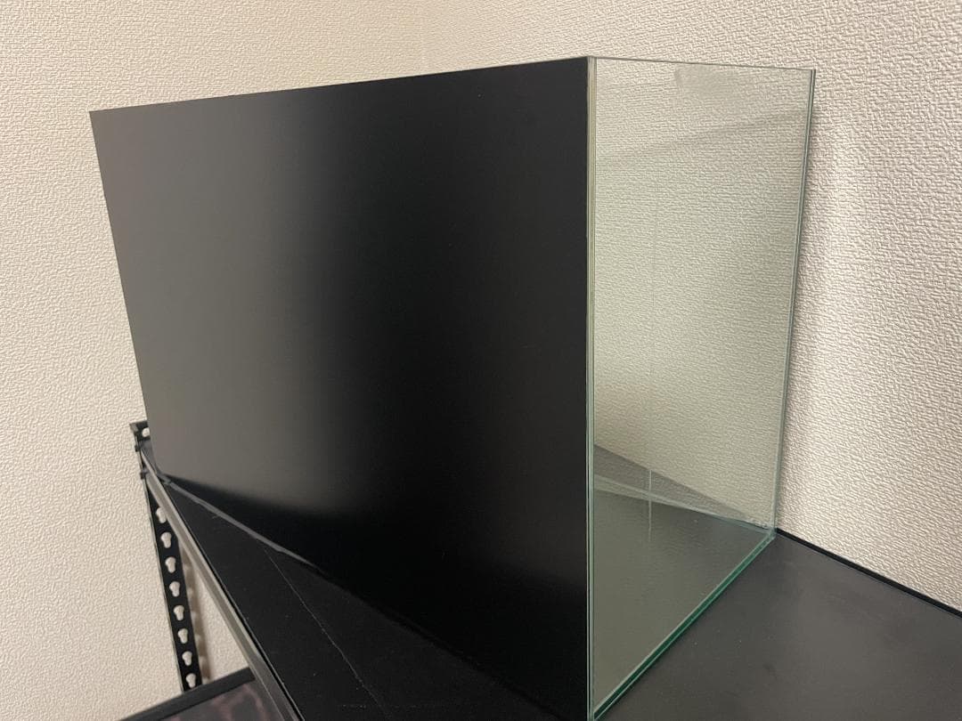 観賞魚水槽セット【引退品】　フレームレスガラス水槽60cm+LEDライトなど