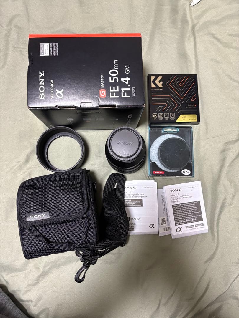 SONY FE 50mm F1.4 GM レンズ