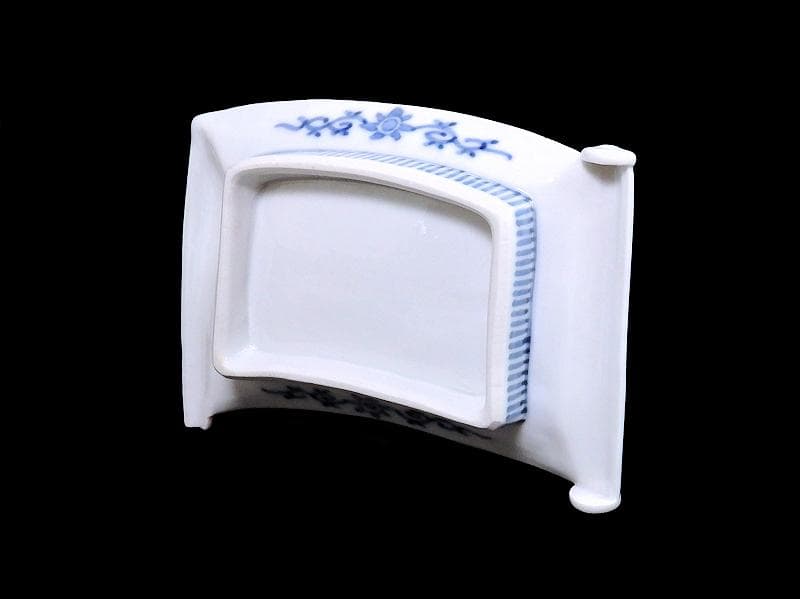 大聖寺伊万里　生け花の図　巻物型変形皿　E329AS-CQp