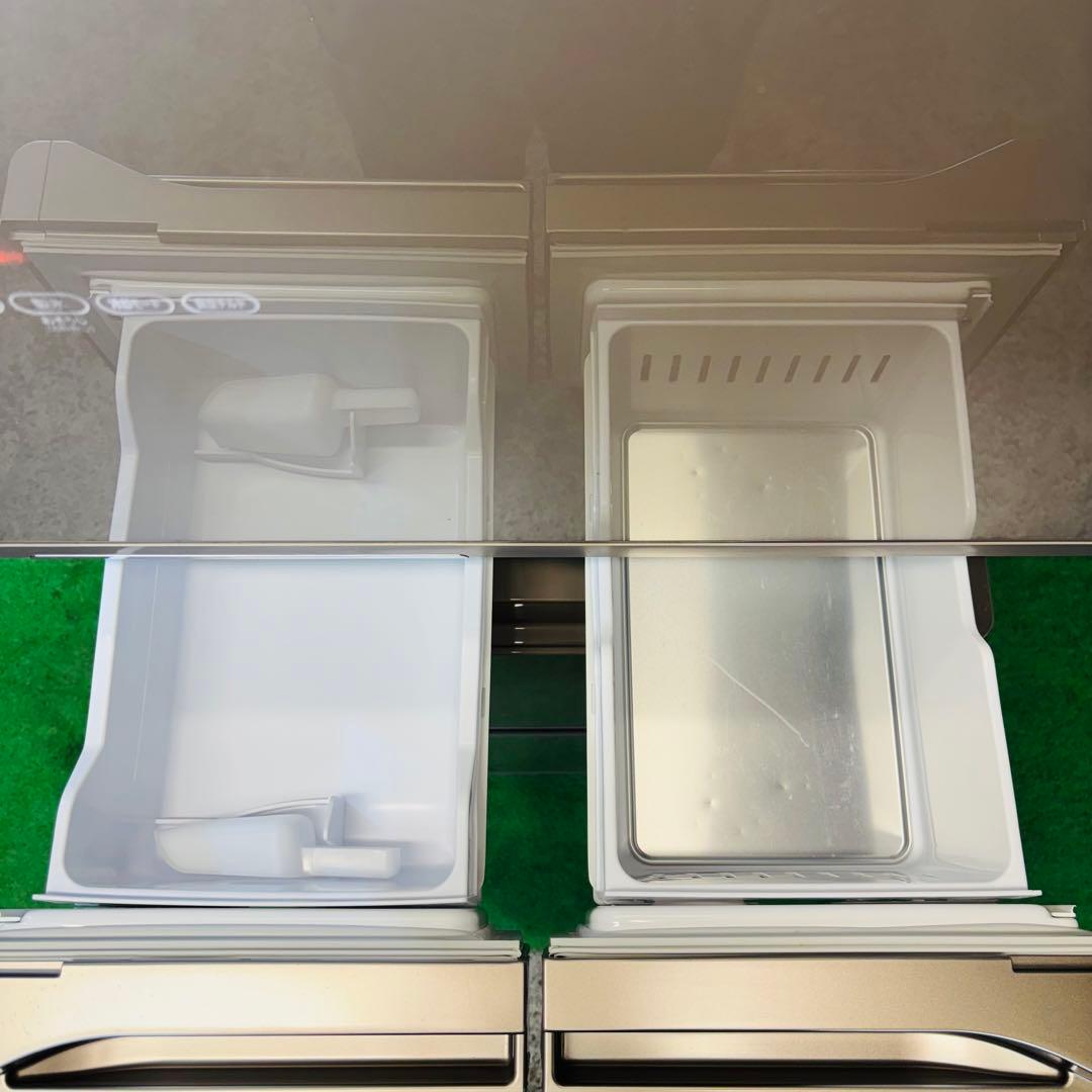 日立 415L 冷蔵庫 大容量 ガラストップ 真空チルド【地域限定配送無料】