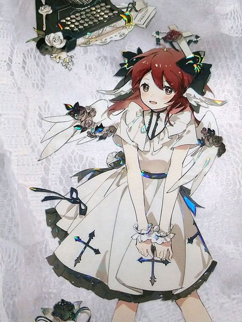 J541＃圣心玫瑰(贝壳光)shine切り売り海外人物マステ女の子