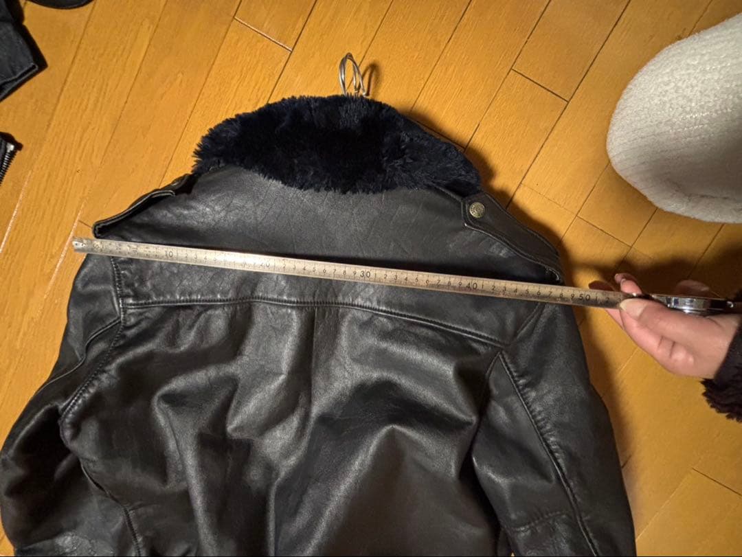 schott ショット　レザージャケット　ボア　ボンバー