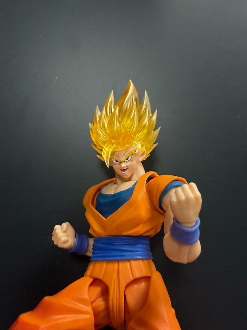 S.H.Figuarts用 孫悟空 スパーサイヤ人2 クリア ヘッドパーツ