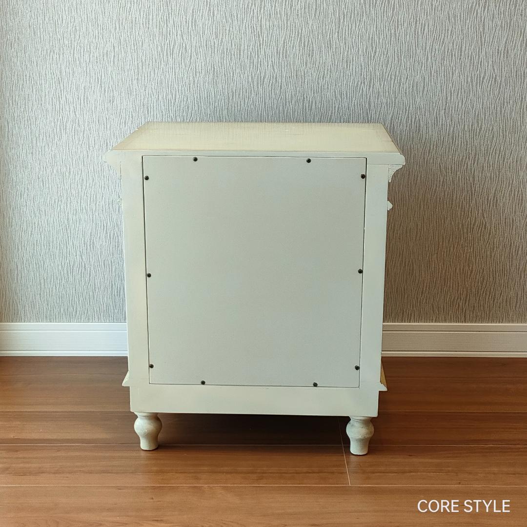 アンティーク　ビンテージナイトテーブル ロココ調　A33