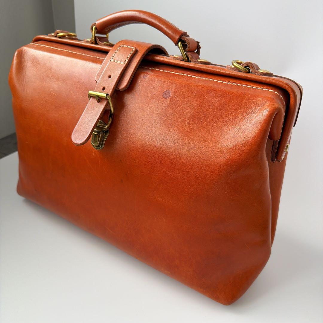 HERZ ソフトダレスバッグ ビジネスバッグ キャメル ブラウン