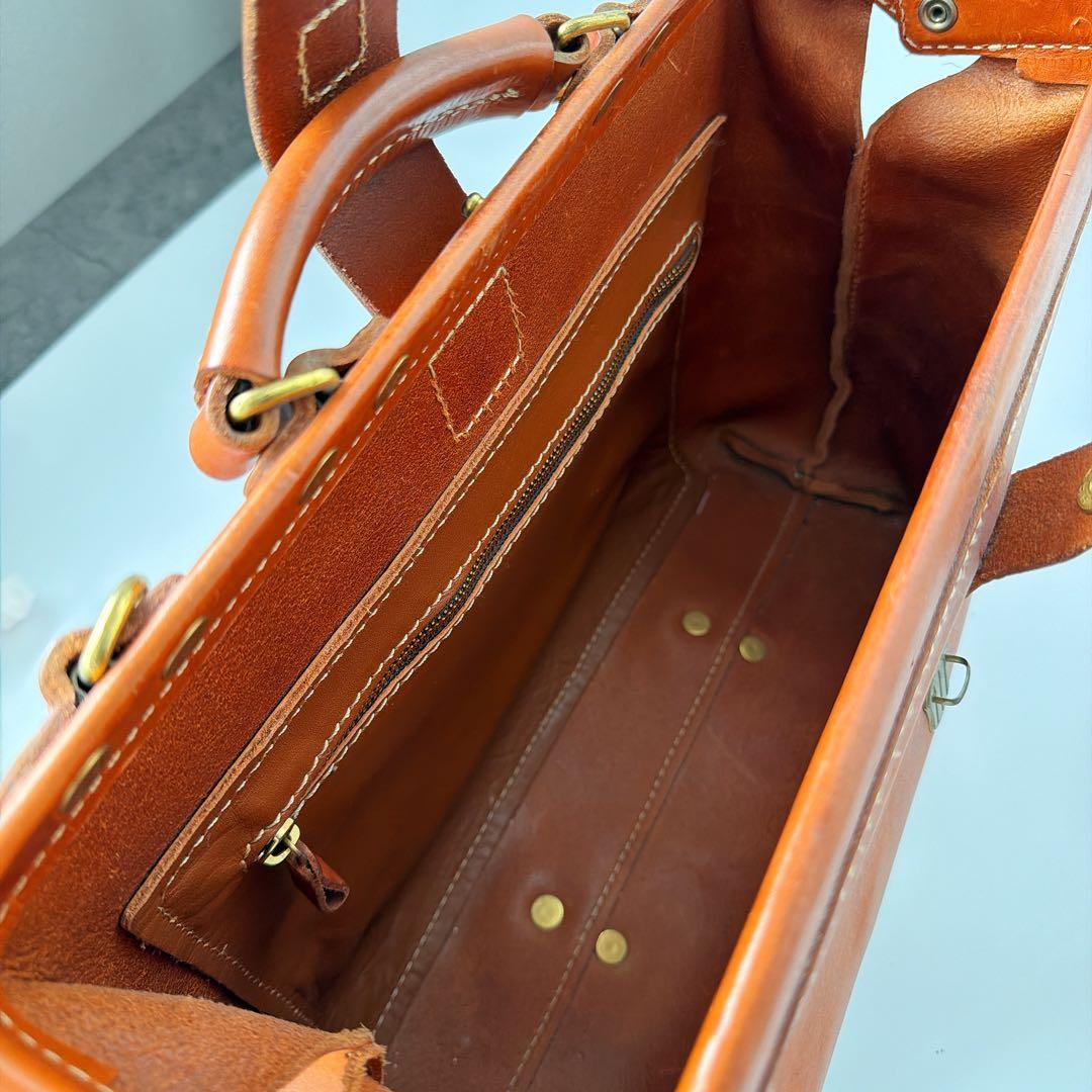 HERZ ソフトダレスバッグ ビジネスバッグ キャメル ブラウン