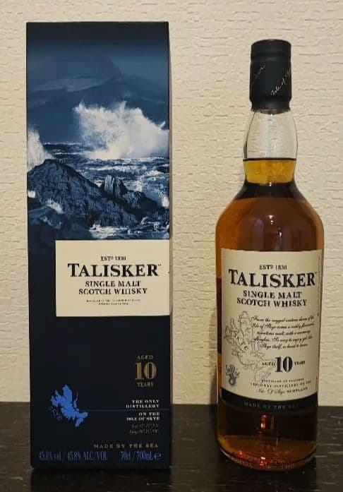 タリスカー 10年 シングルモルトウイスキー 700ml　旧ラベル