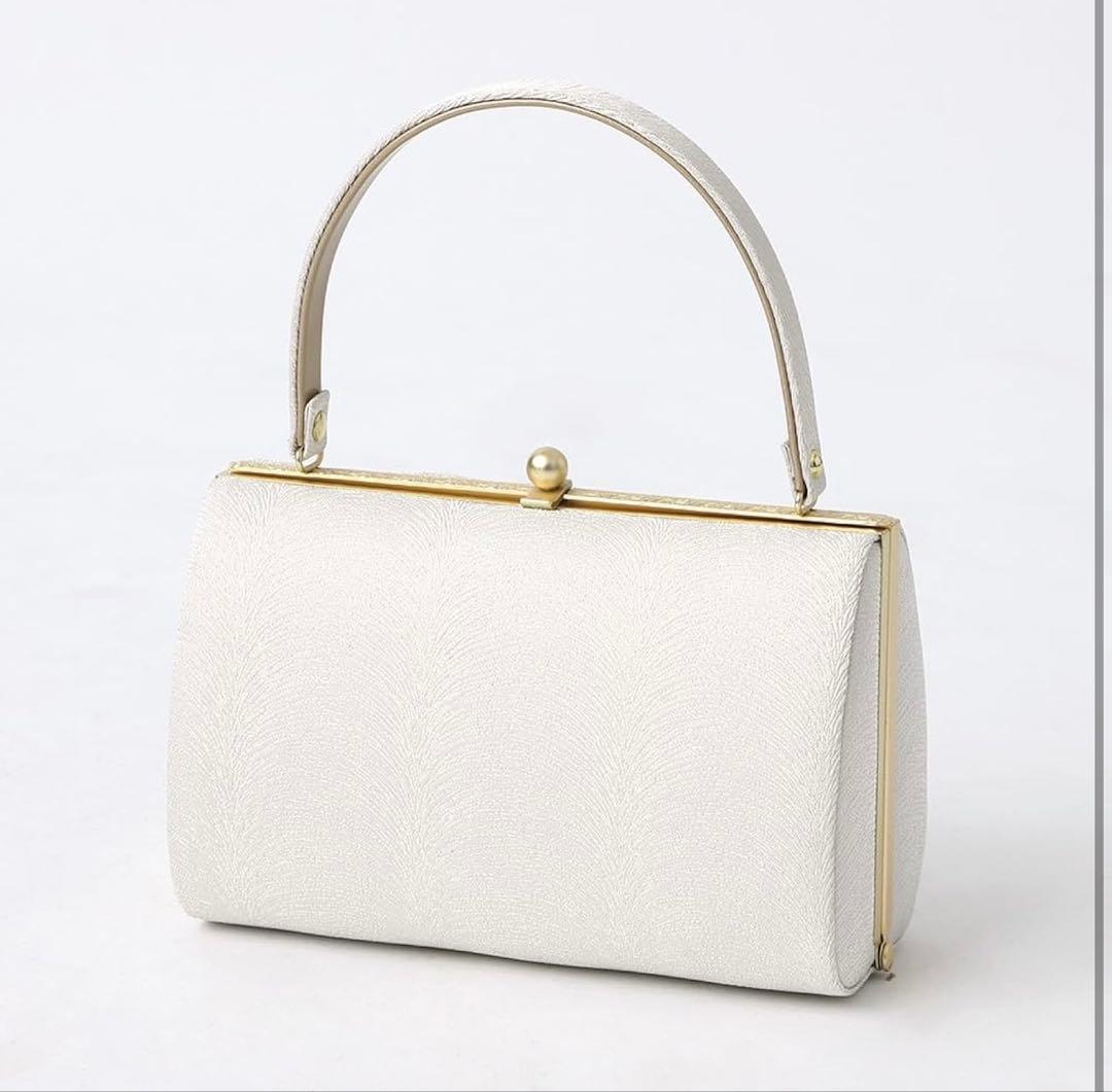 草履バックセット　銀ミンク　Fサイズ　銀