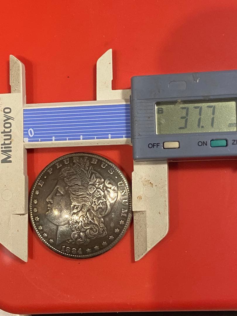 アメリカモルガンONE DOLLAR-シルバーコンチョ 1884年製