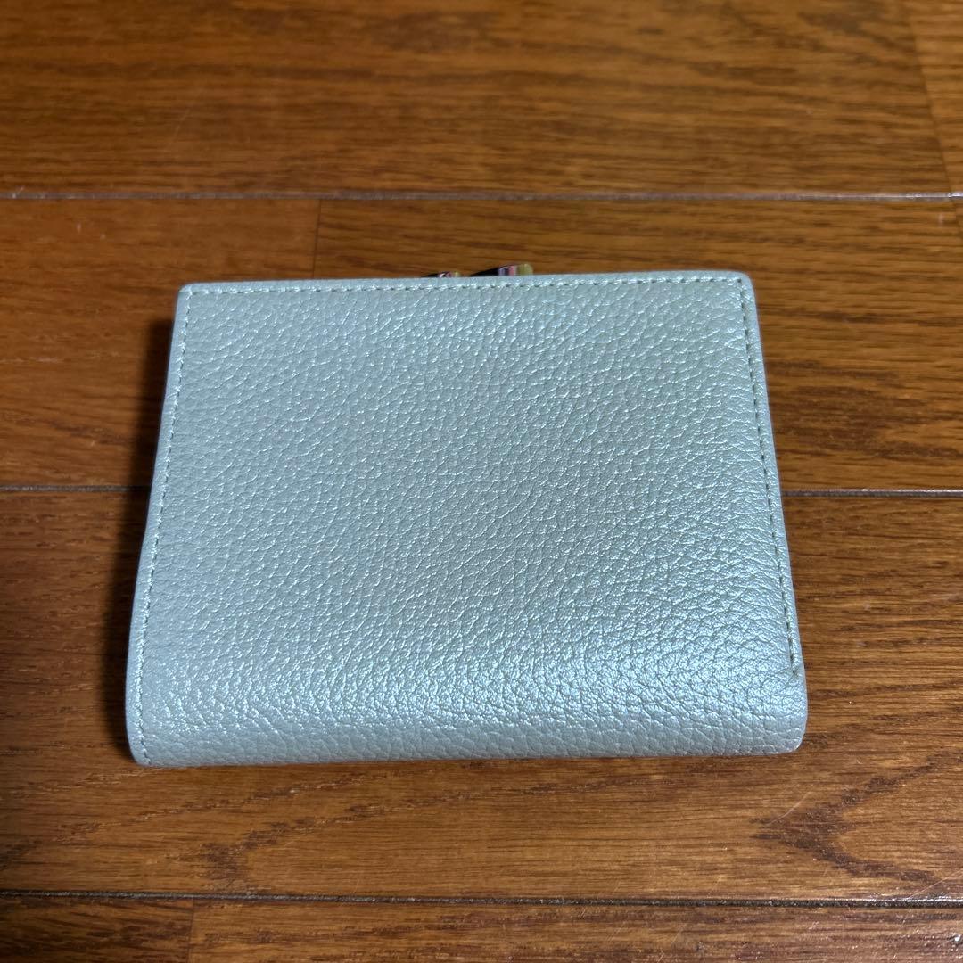 皇居　二つ折り財布　シルバー