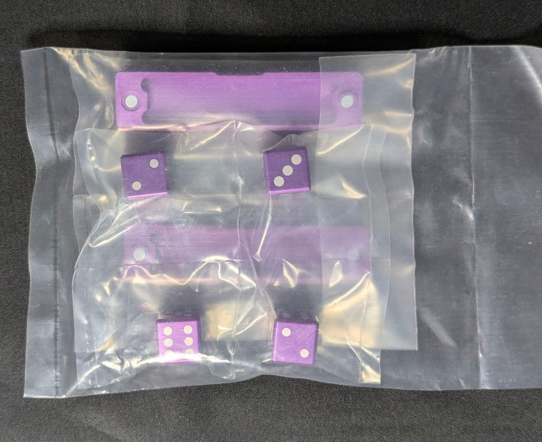 遊戯王 YCS 2025 ダイス 紫　パープル メタル マグネット