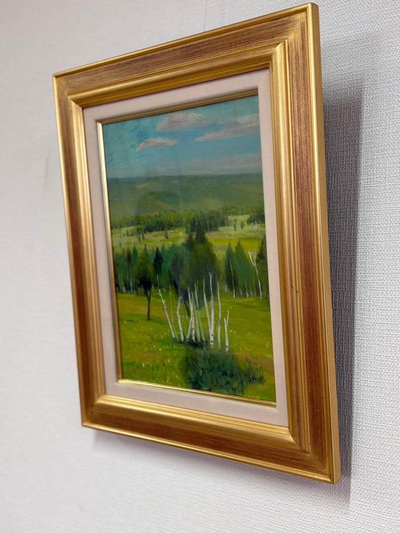 風景油彩画 塗師祥一郎画伯　『シベリア』