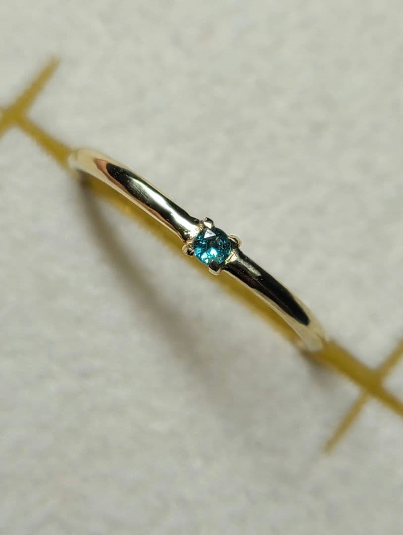 JiJikoro☆★ブラジルバターリャパライバトルマリンリング★