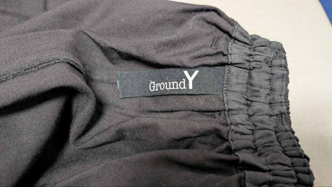 ヨウジヤマモト グラウンドワイ ワイドパンツ