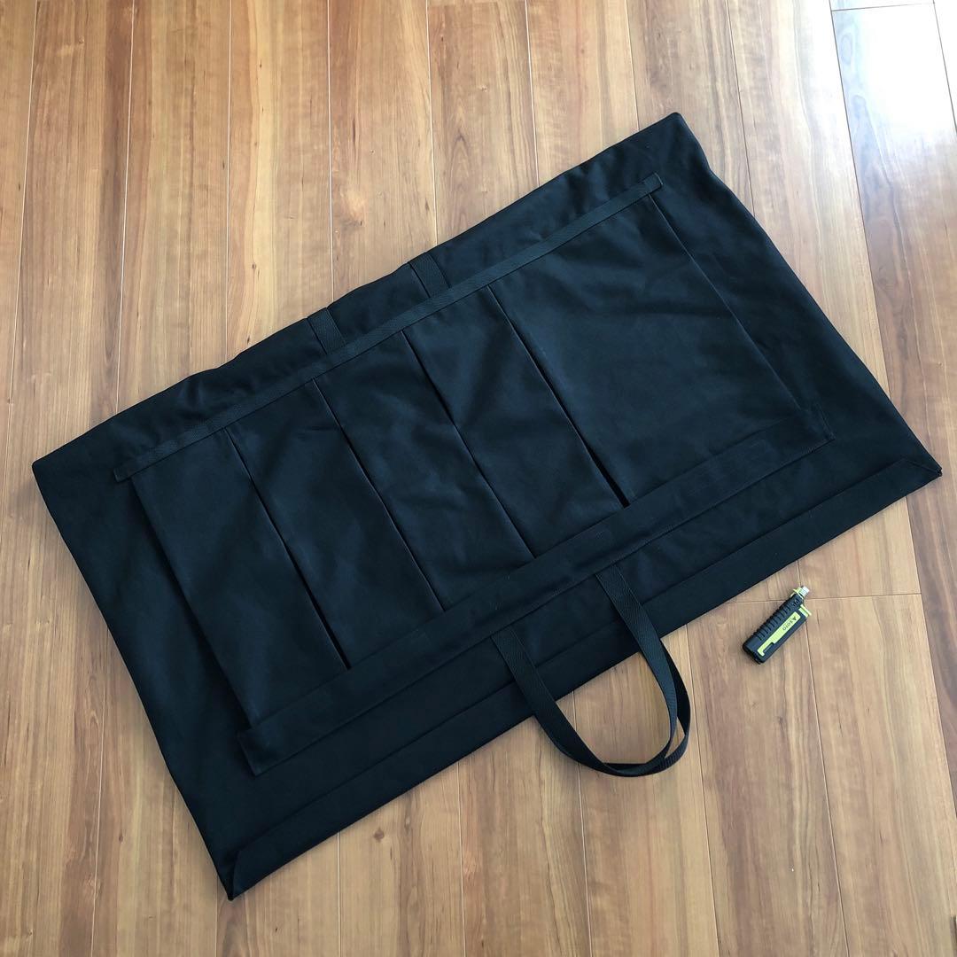 ごん様オーダーノラズフレームwnt1000天板用バッグブラック8号帆布生地他1点