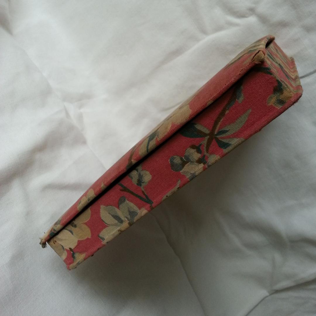 カルトナージュ 花 ピンク フランス アンティーク