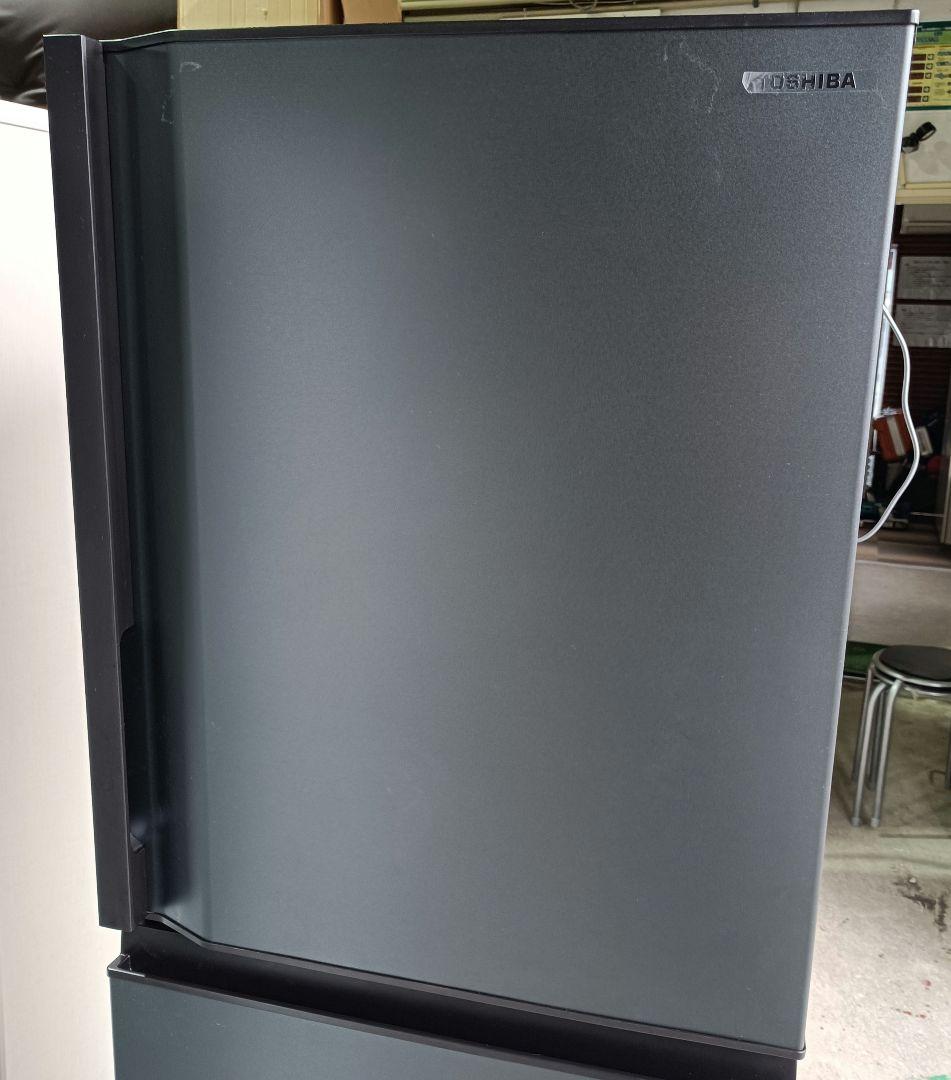 m122401fk 東芝 冷蔵庫 326L GR-U33SC 3ドア 右開き