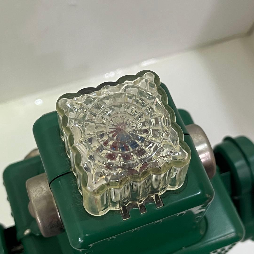 HAHATOY スモーキング スペースマン ブリキロボット 玩具 緑