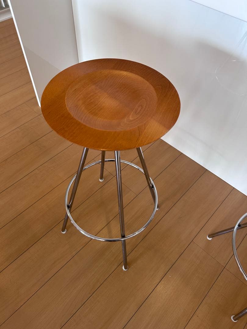 ACTUS スツール 木製座面円形1客