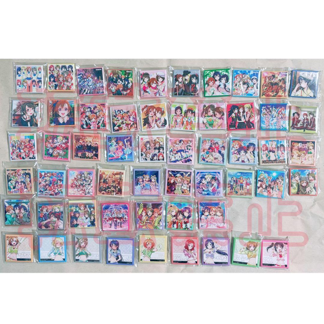 ラブライブ 5th ライブ会場限定ガチャ スクエア缶バッジ 56種 まとめ売り