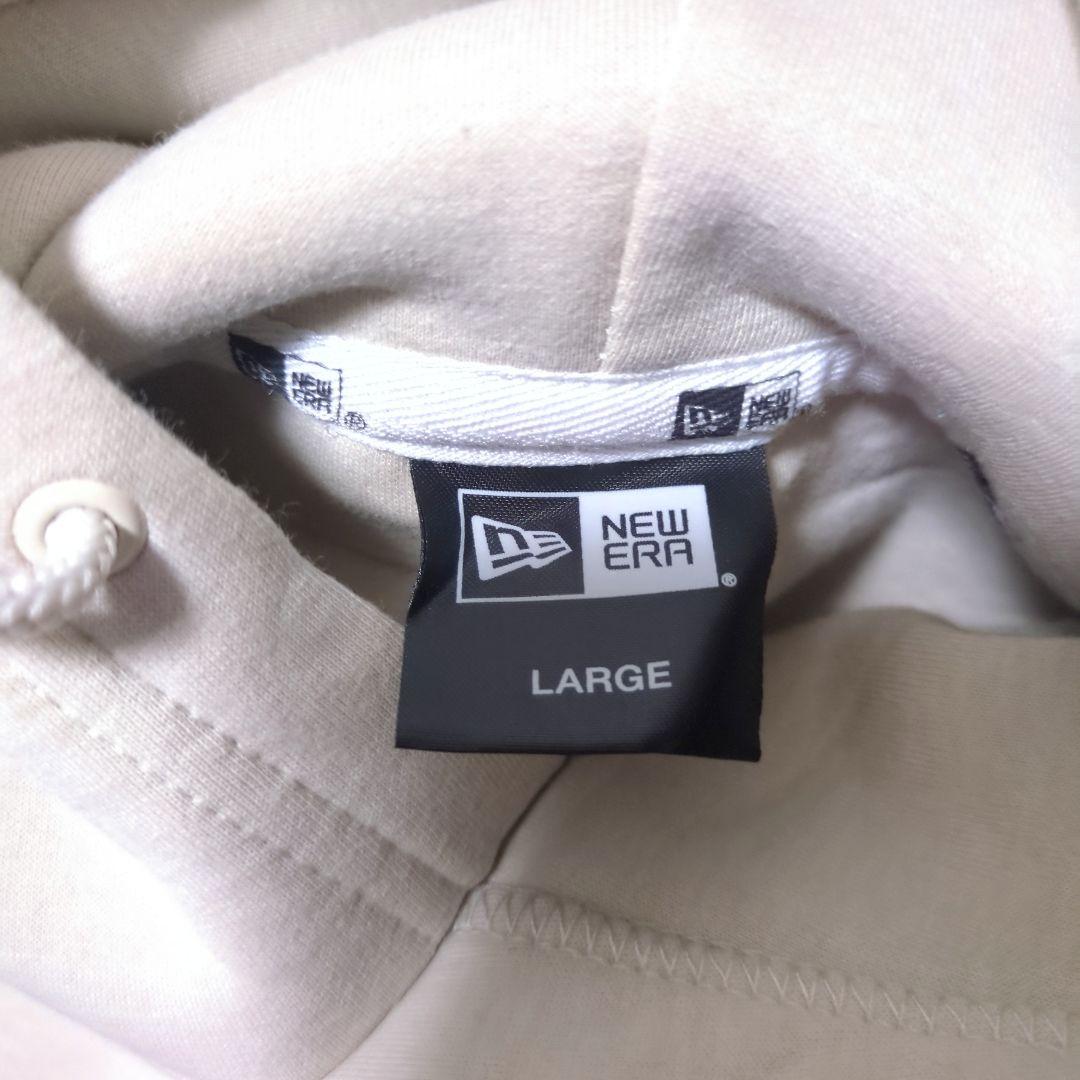 未使用 NEWERA ダンボール テック プルオーバー フーディー ベージュ L