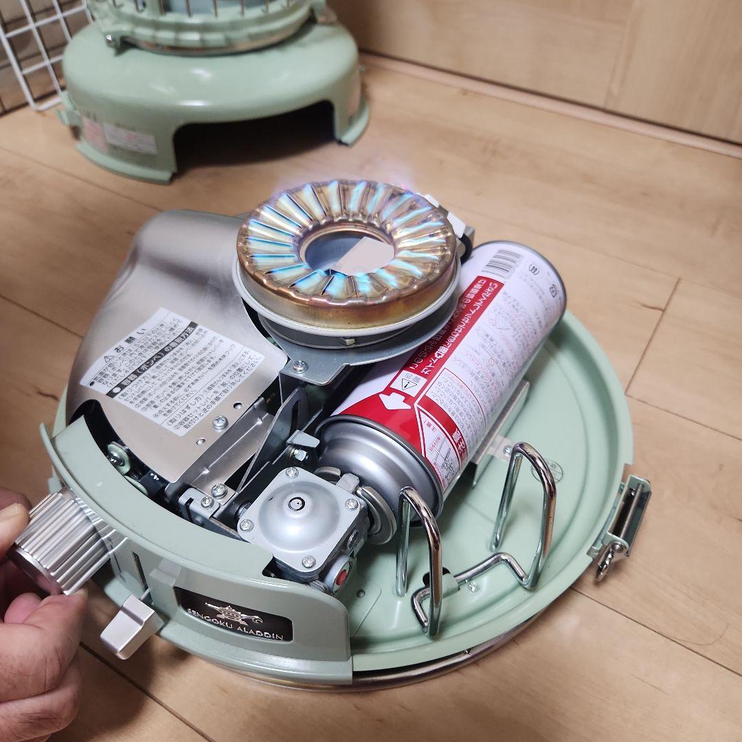 アラジンミントグリーン ストーブ(着払