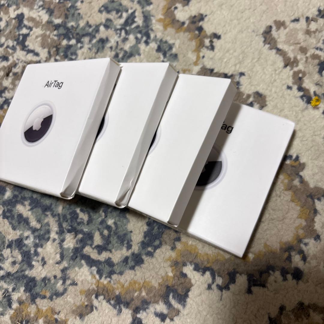 Apple AirTag エアタグ　本体　巳年　ヘビ　✖️4