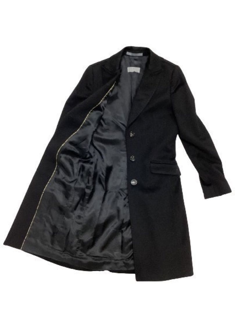 バーニーズ ニューヨーク チェスターコート ロロピアーナ ロング丈 黒