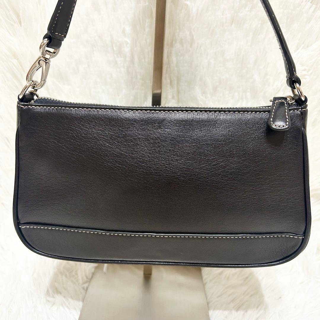 未使用級✨COACH ワンショルダーバッグ アクセサリーポーチ レザー y2k