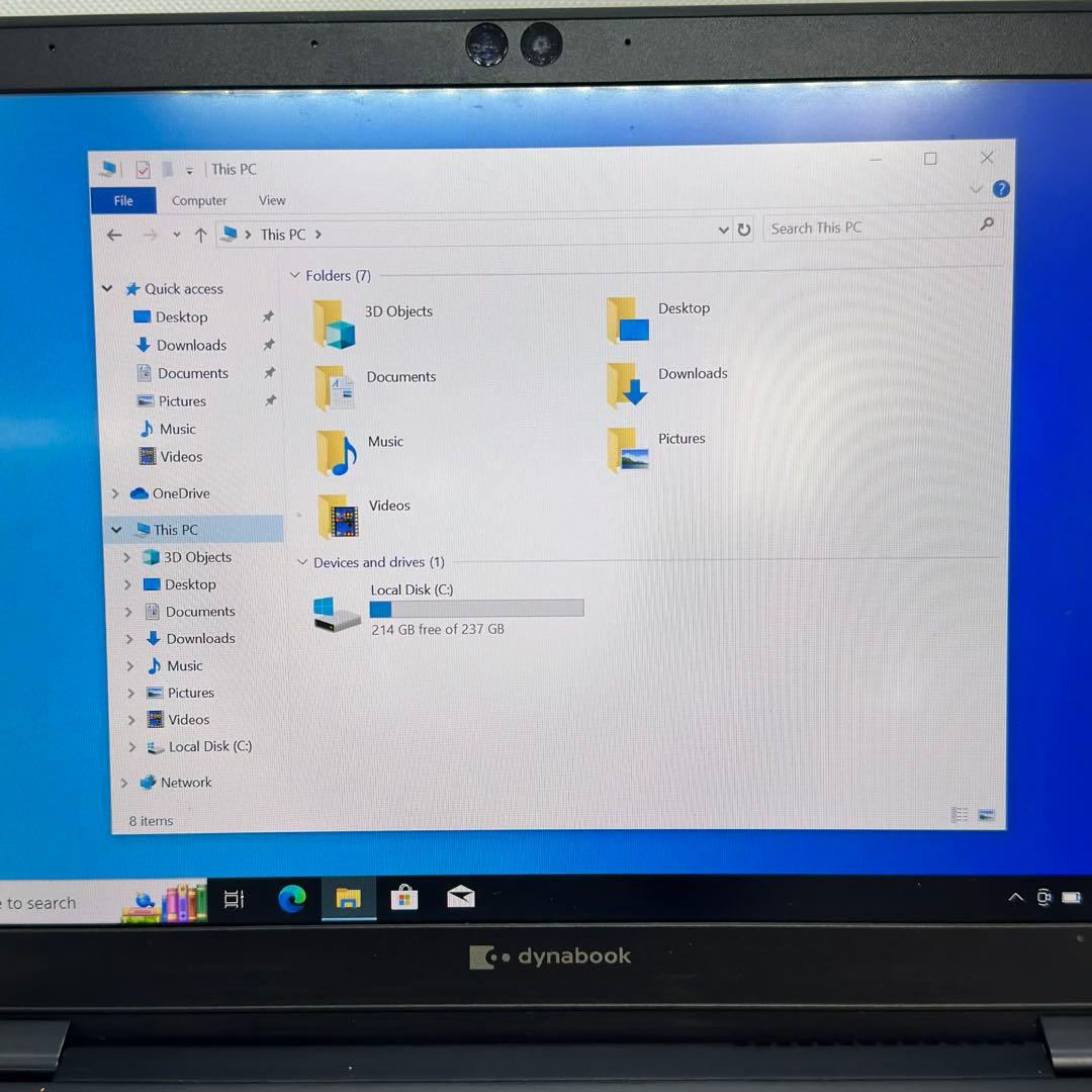 美品 dynabook ノートPC i5/ 8GB/ 256GB G83