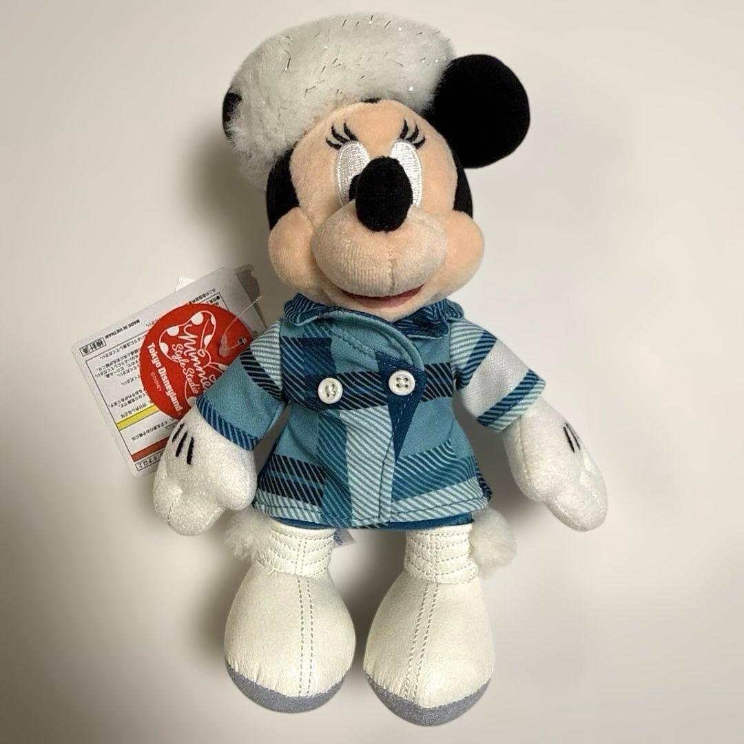 ミニーのスタイルスタジオ　ミニー　ぬいぐるみバッチ　冬　ぬいば　ミニスタ