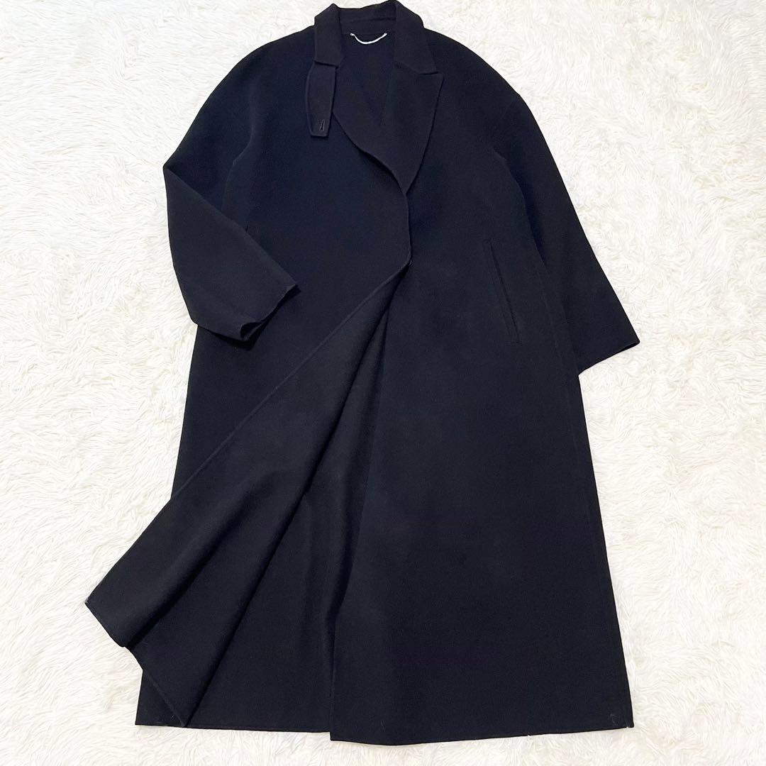 エッセン ロートレアモンイタリア製上質ウール100ゆったりチェスターリバーコート