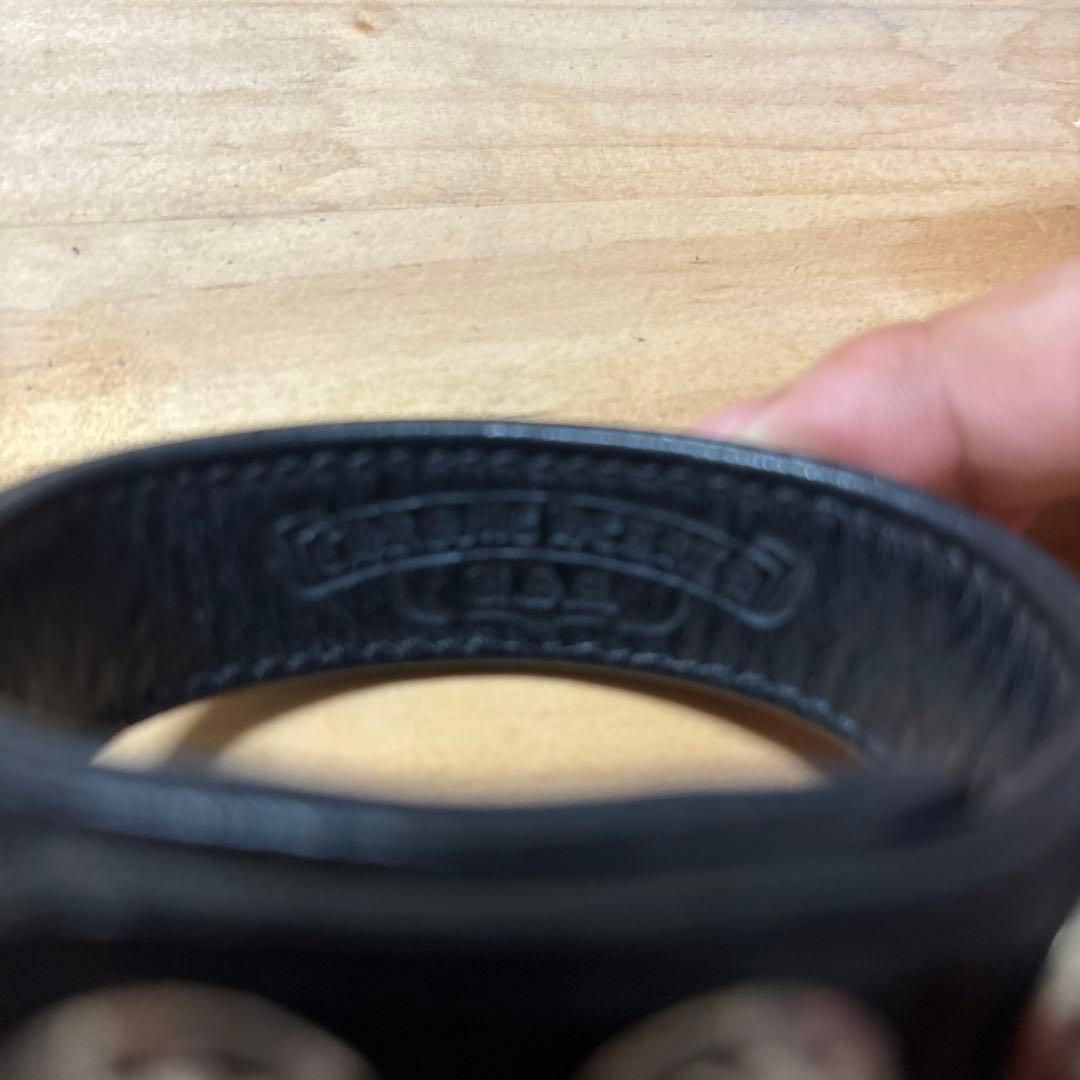 レザーブレスレット シルバー装飾