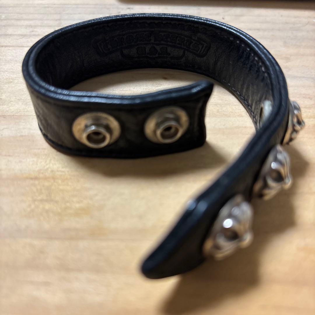 レザーブレスレット シルバー装飾