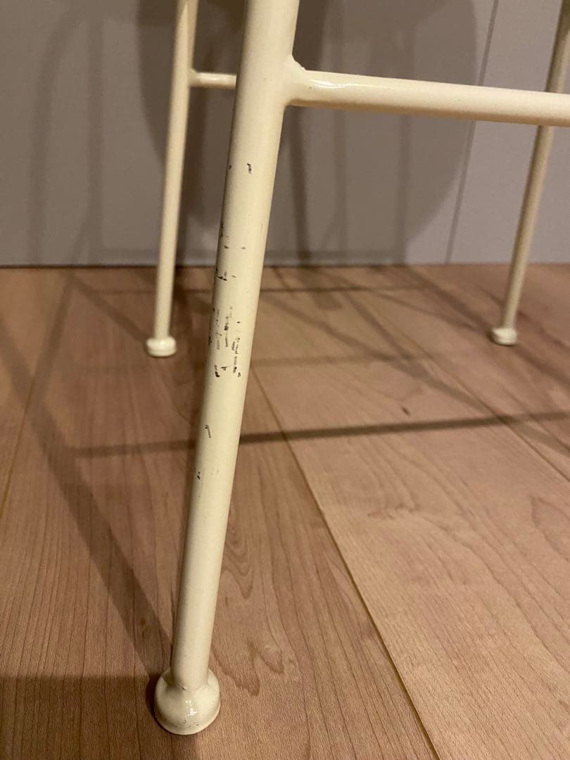 ZARA ハイスツール 回転式 グレー クッション