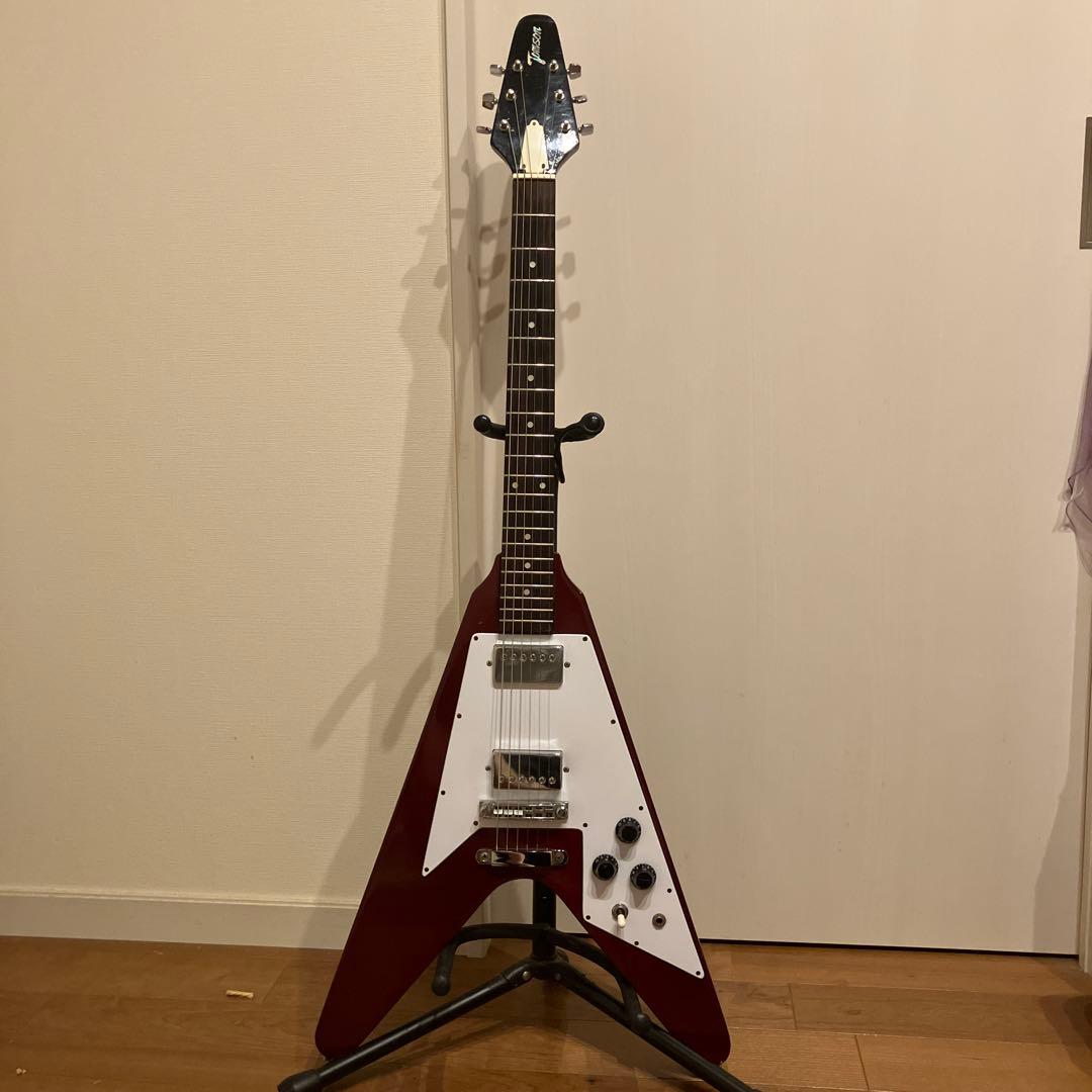 フライングV エレキギター トムソン