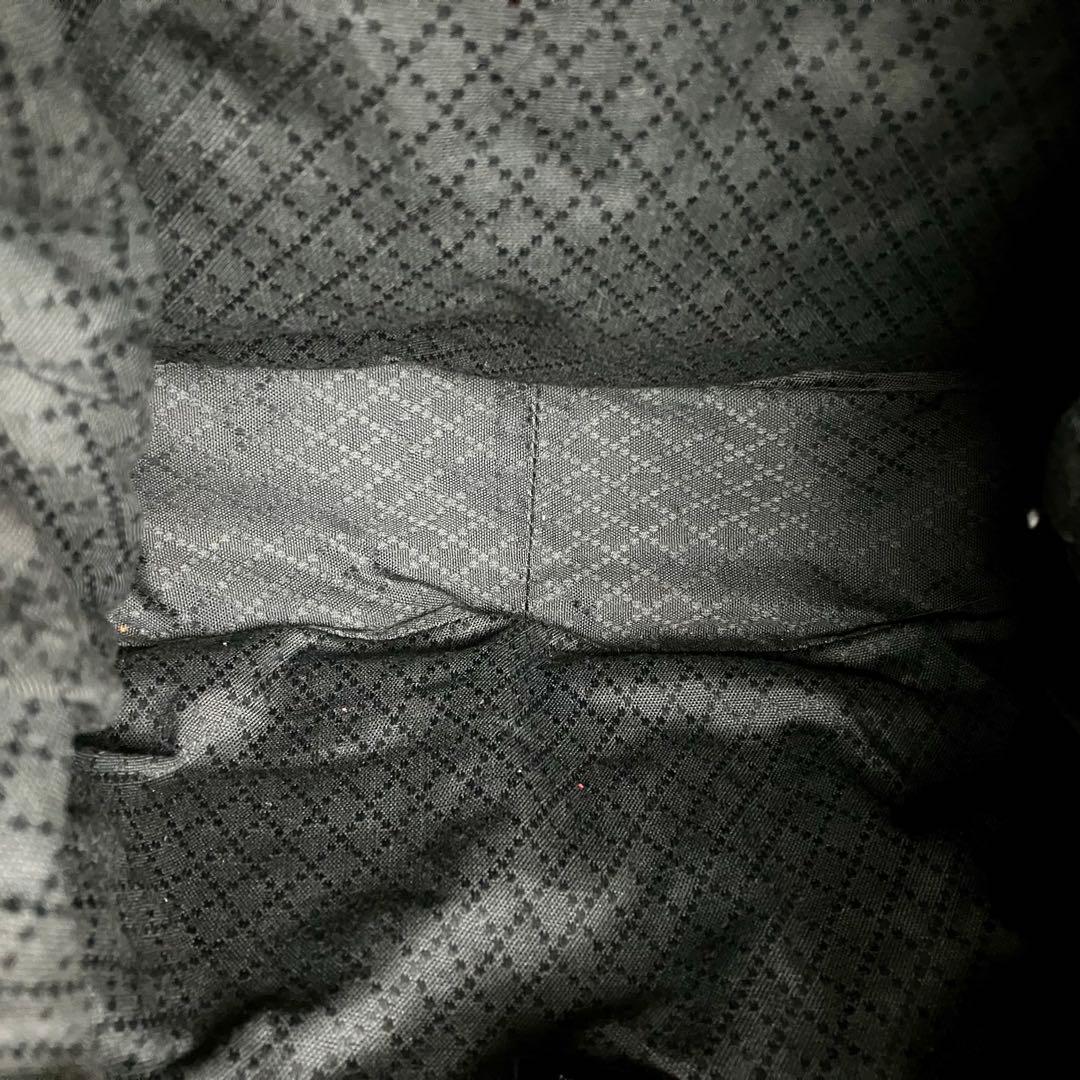 バッグ Gucci Bamboo Black Suede Shoulder Bag