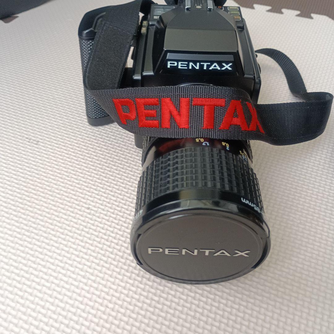 美品！PENTAX645 フィルムカメラ、レンズ2本、円偏光フィルター等付き