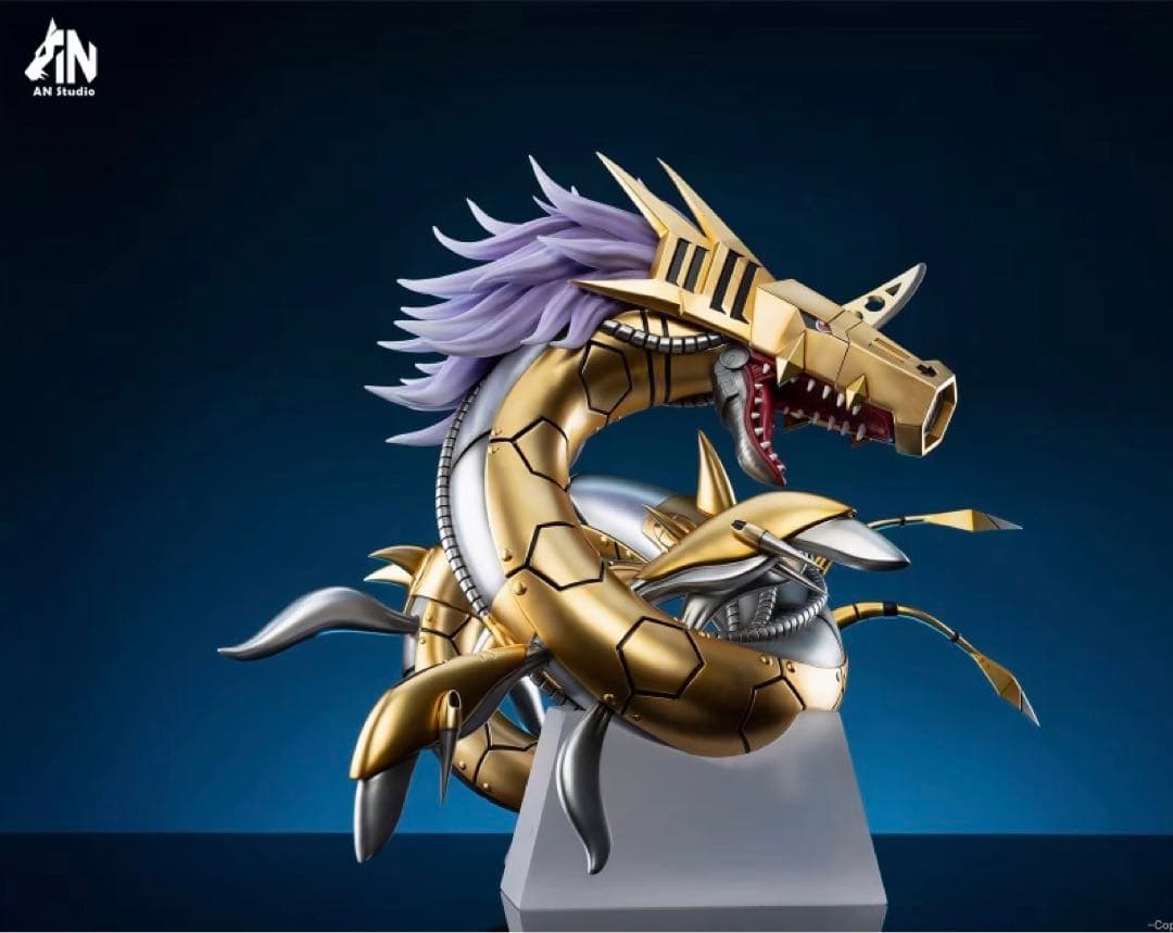 デジモン メタルシードラモン フィギュア ガレージキット AN