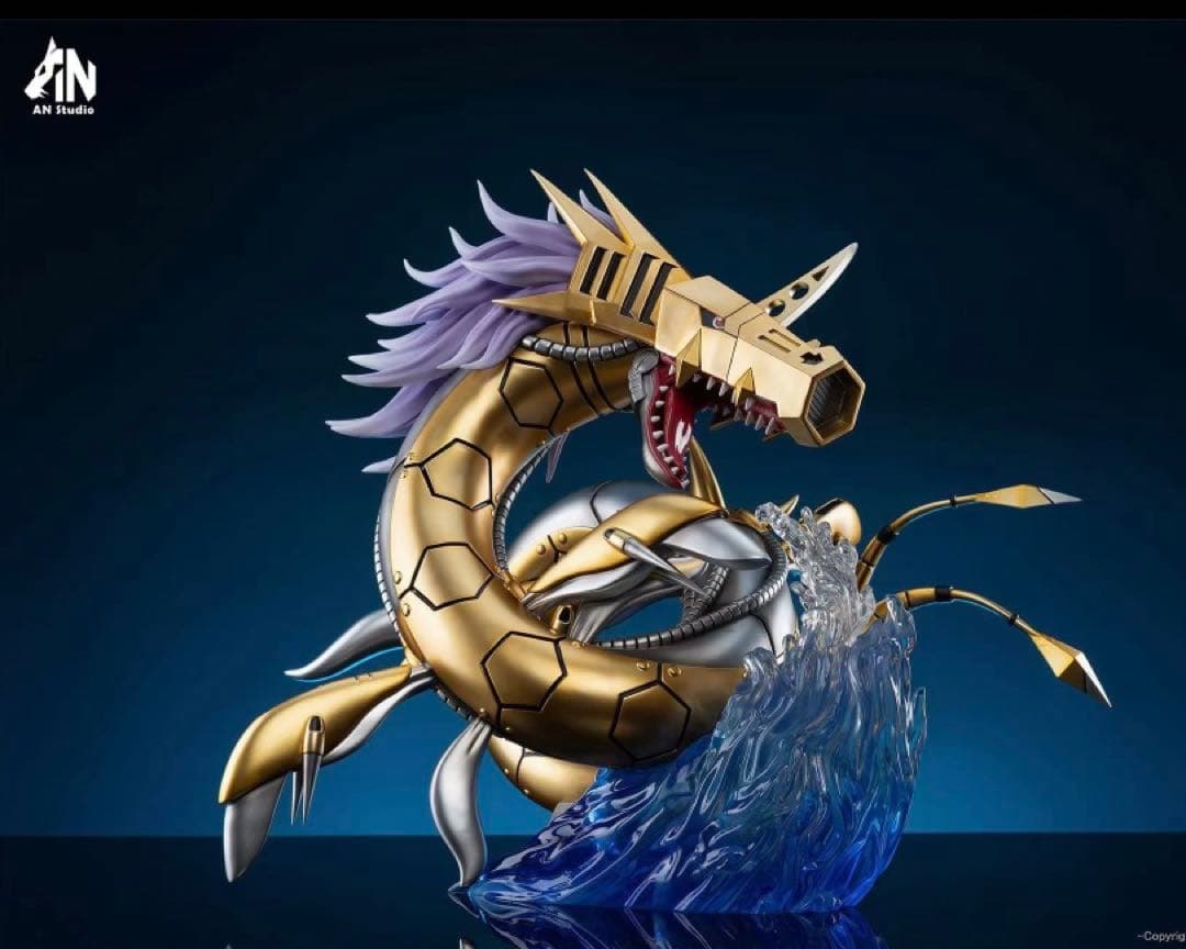 デジモン メタルシードラモン フィギュア ガレージキット AN