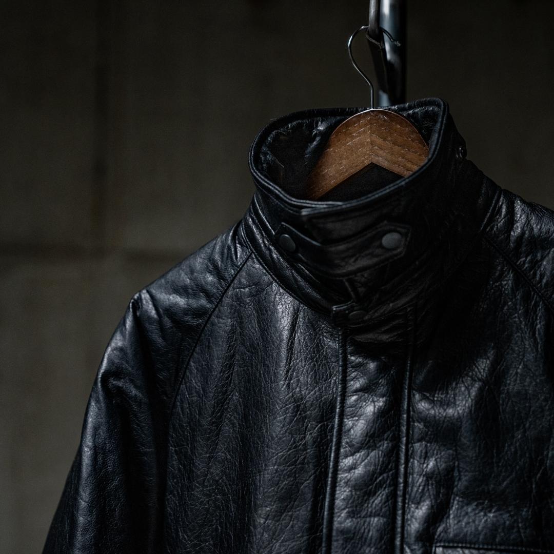 PABLO VINCI Leather down jacket パブロヴィンチ