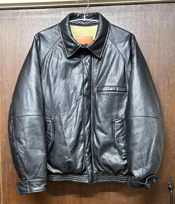 PABLO VINCI Leather down jacket パブロヴィンチ