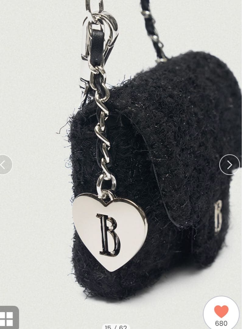 The Barnnet ツイードチェーン ベルトミニバッグ